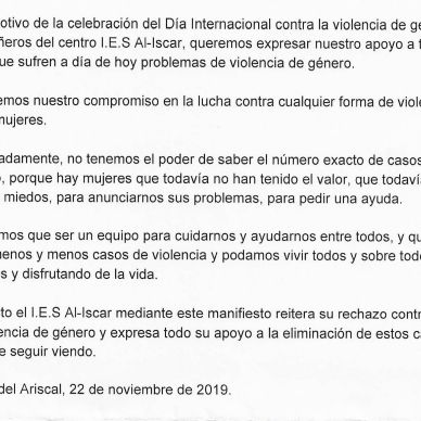 25N DÍA INTERNACIONAL CONTRA LA VIOLENCIA DE GÉNERO 07