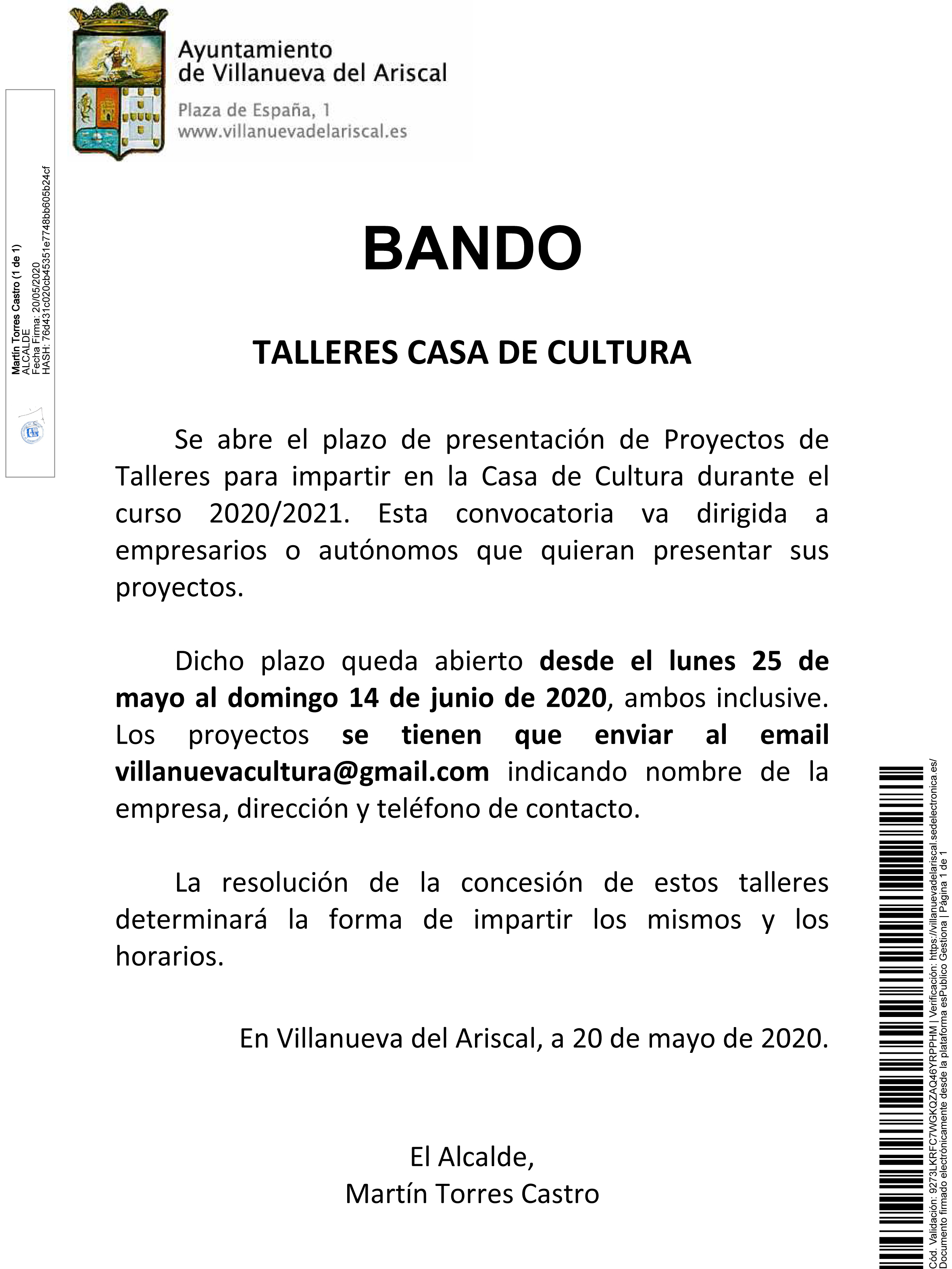20200520_Publicación_Bando_BANDO CASA CULTURA 2020(2)