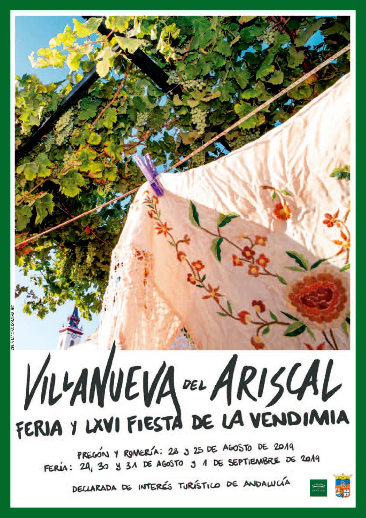 Cartel Fiesta de la Vendimia de Villanueva del Ariscal 2019