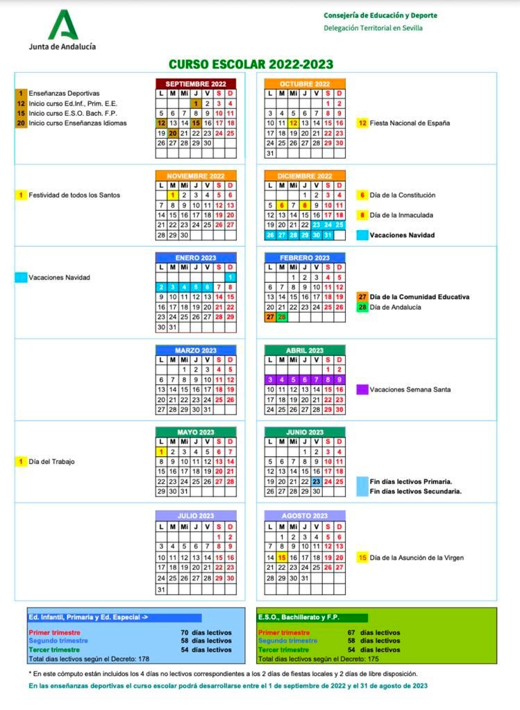 CALENDARIO