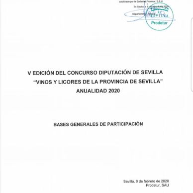 CONCURSO VINOS Y LICORES DE LA PROVINCIA DE SEVILLA 001