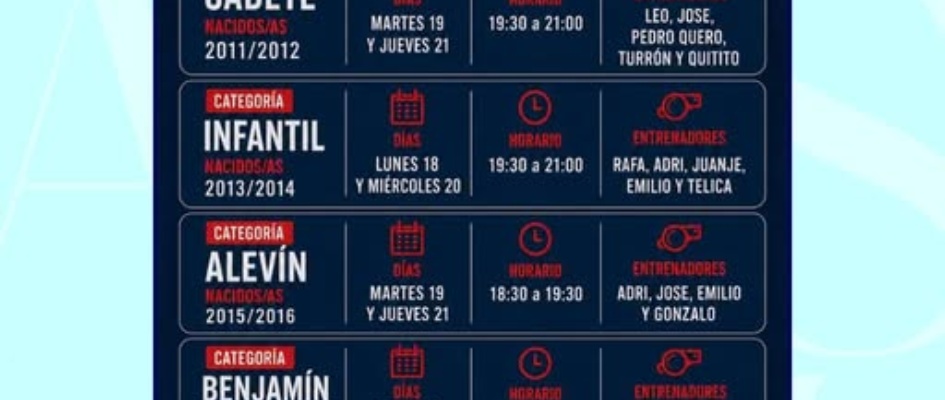 Captaciones temporada 2026-2027