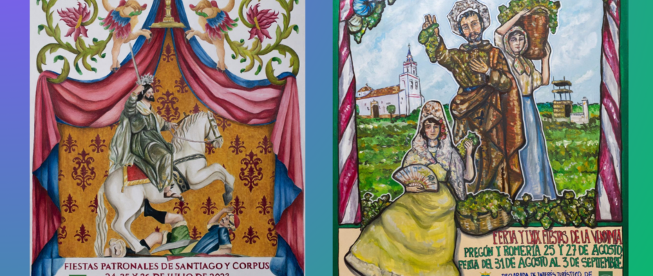 Collage carteles de fiestas 2023